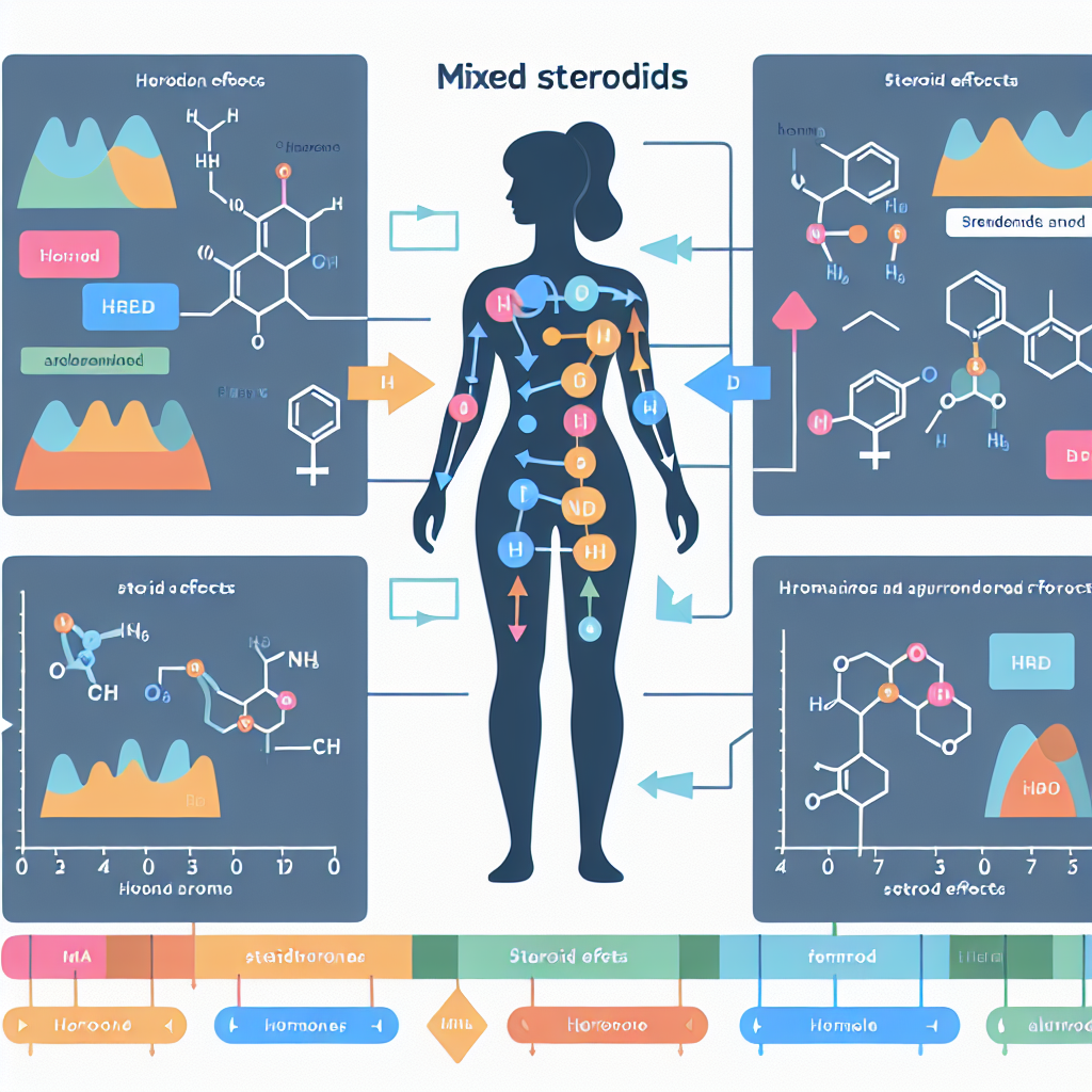 Cómo afecta Mezcla de esteroides al perfil hormonal femenino
