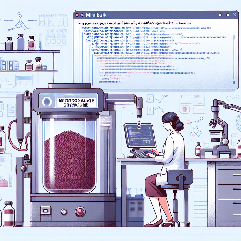 Cómo programar un mini bulk con Mildronate Dihydricume