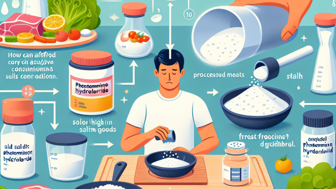 Cómo ajustar la ingesta de sal al usar Phentermine Hydrochlorid