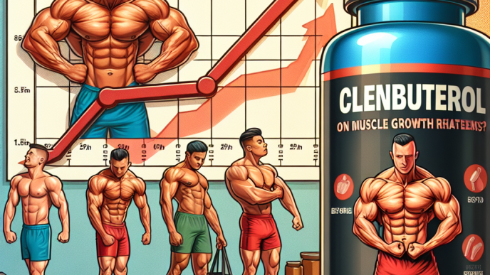 Clenbuterol y ritmo de crecimiento muscular en principiantes