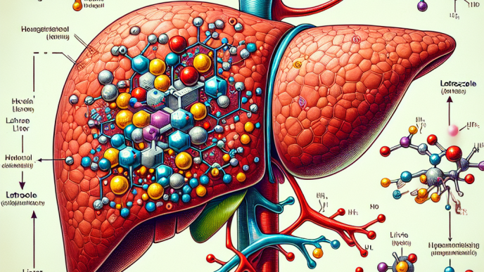¿Cómo reacciona el hígado a dosis altas de Letrozol?