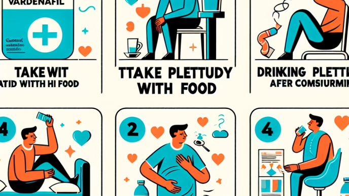 ¿Qué hacer si Vardenafil (Levitra Generic) causa molestias gástricas?