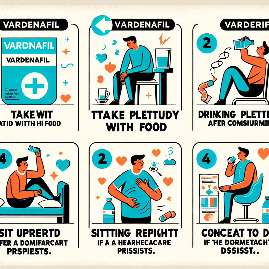 ¿Qué hacer si Vardenafil (Levitra Generic) causa molestias gástricas?