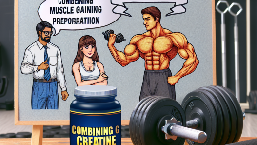 ¿Se puede combinar Preparativos para ganar masa muscular con creatina?