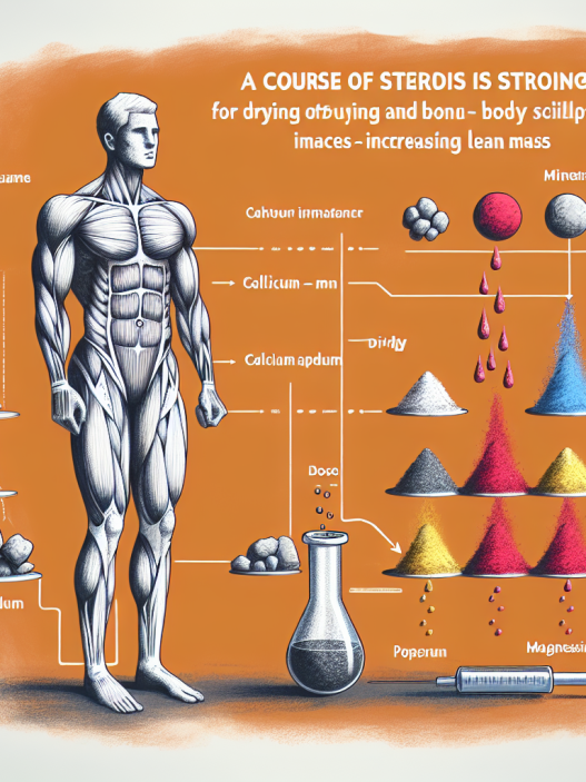 Cómo afecta Cursos de esteroides para secado y modelado corporal (aumento de masa magra) al equilibrio mineral