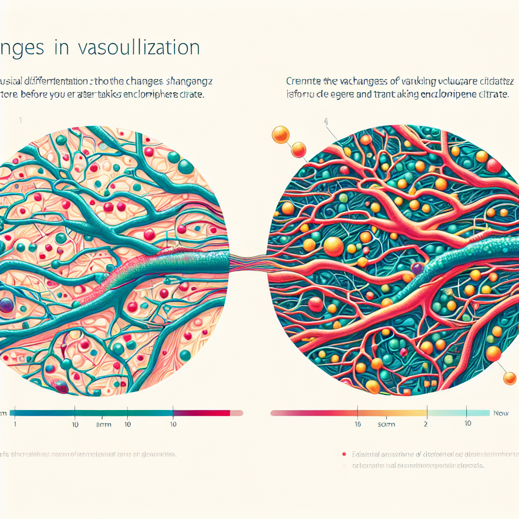 Cómo cambia la vascularización con Enclomiphene citrate
