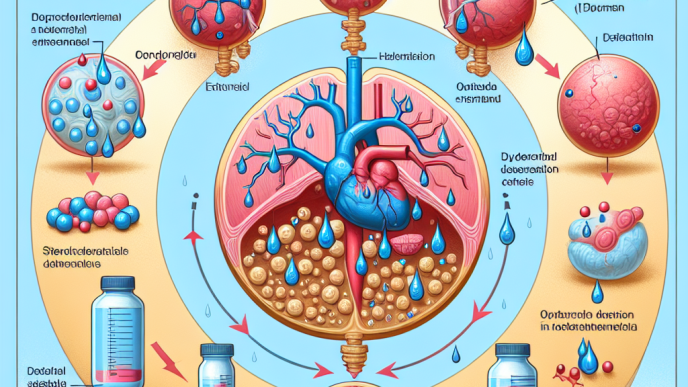 Cursos de esteroides en fases de deshidratación controlada