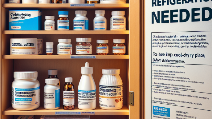 ¿Es necesario refrigerar Colesterol - agentes reductores?