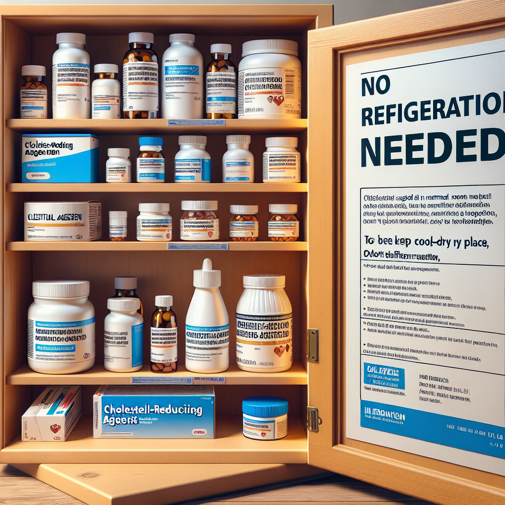 ¿Es necesario refrigerar Colesterol - agentes reductores?