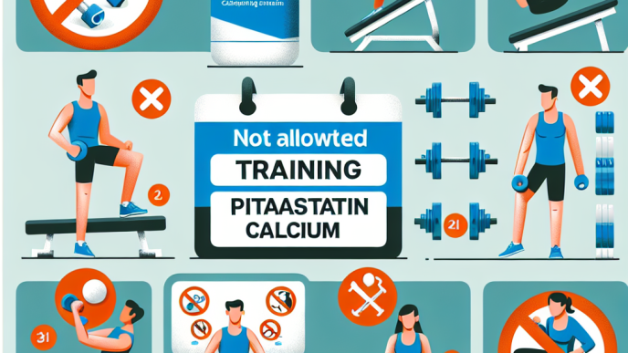 Qué formas de entrenamiento evitar con Pitavastatina cálcica