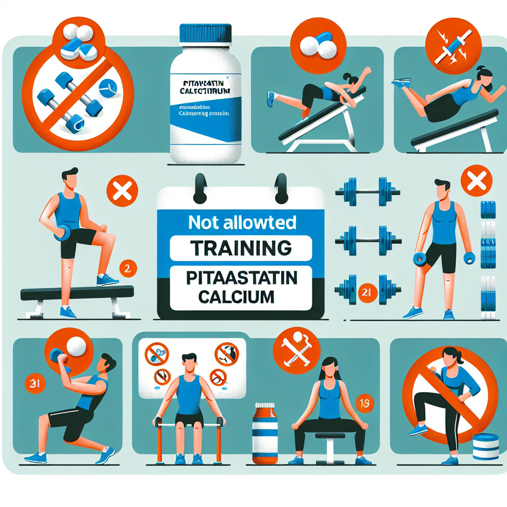 Qué formas de entrenamiento evitar con Pitavastatina cálcica