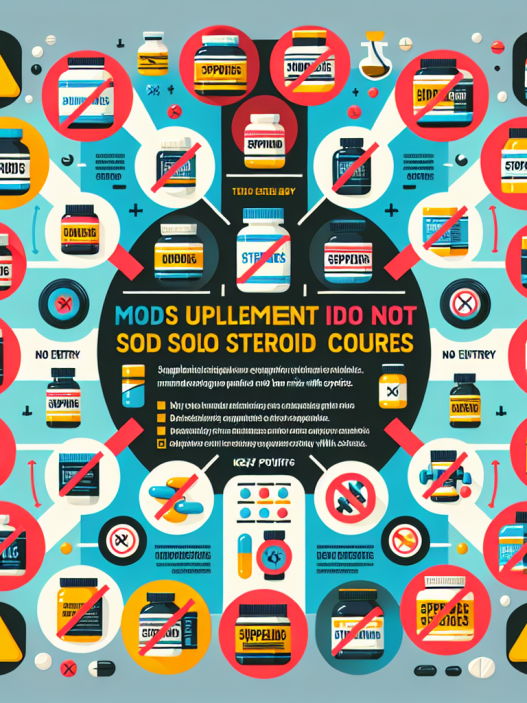 Qué tipo de suplementos no combinan bien con Esteroides Cursos en solitario