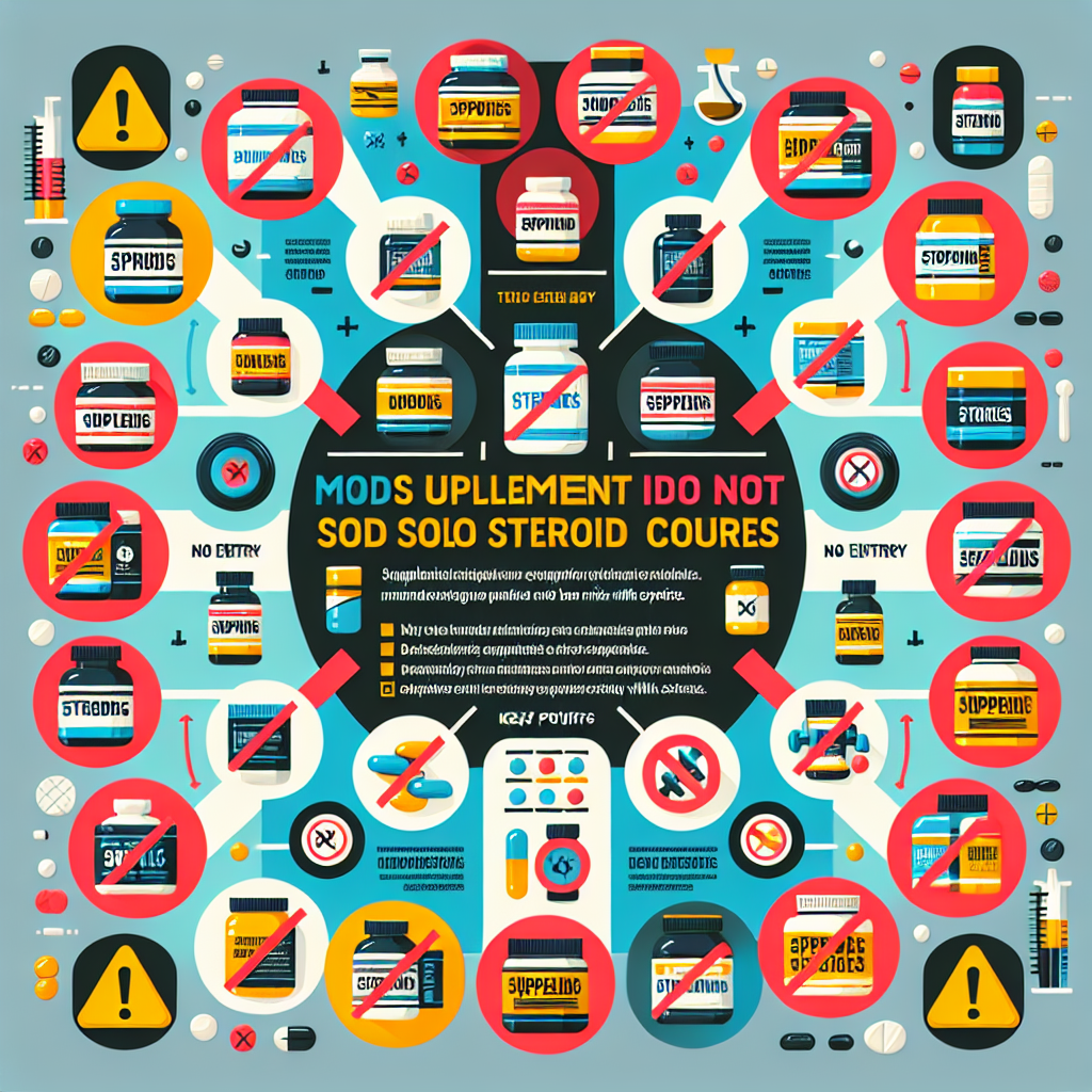 Qué tipo de suplementos no combinan bien con Esteroides Cursos en solitario
