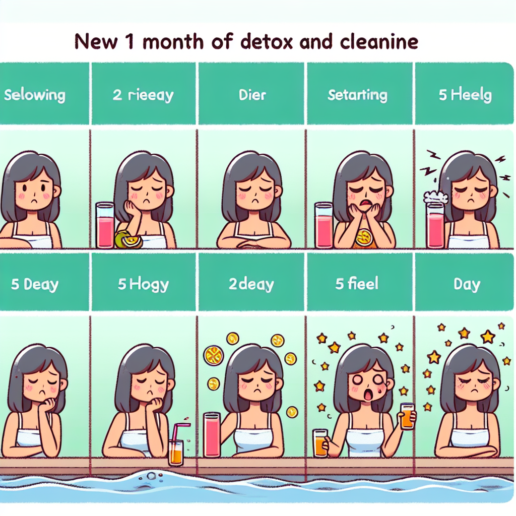 Qué esperar en el primer mes de uso de Limpieza y desintoxicación