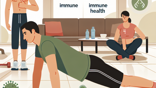 Qué rutina de empuje y tracción va mejor con Salud inmunológica